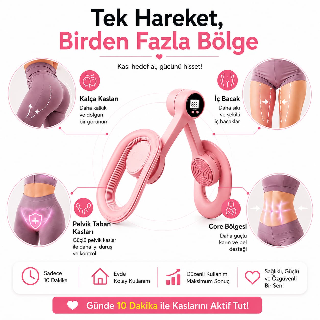 Pelvik Taban Egzersiz Aleti
