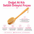 Doğal At Kılı Selülit Önleyici Fırça